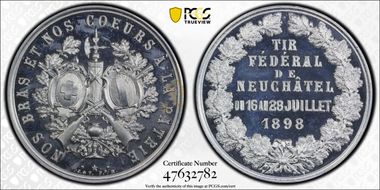 1898 Medal Neuchatel R-973 Al SP64