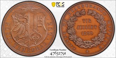 1899 Medal Geneve R-712b Bronzed-Cu SP65