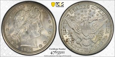 1914 25C MS64+