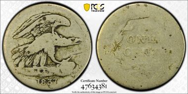 1837 NY 1C HT-268, Feuchtwanger's AG3