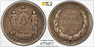 1920 50C Maine VF30
