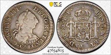 1781-Mo FF 1/2 R Calico-207 VF30