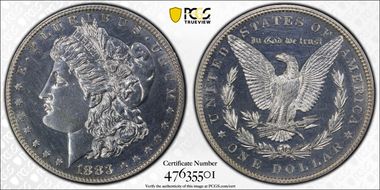 1883 $1 PR62
