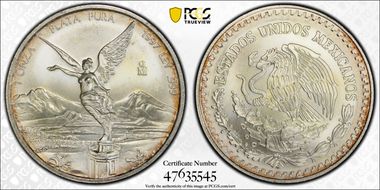 1997-Mo Onza Libertad Ag MS68