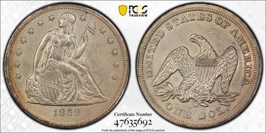 1859-O $1 N1