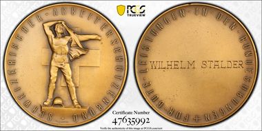 No Date Medal R-1991A Matte AE SP63