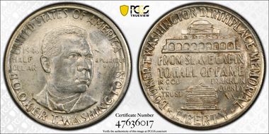 1946-D 50C Booker T. Washington MS63