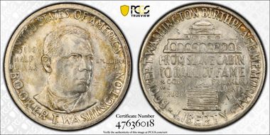 1946-S 50C Booker T. Washington MS64