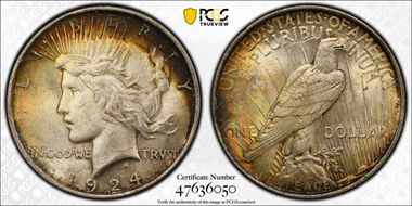 1924 $1 MS61