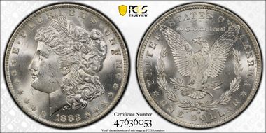 1883-O $1 MS63