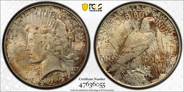 1925 $1 MS64