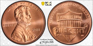 2011 1C Shield MS67RD