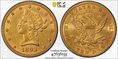 1893 $10 N1