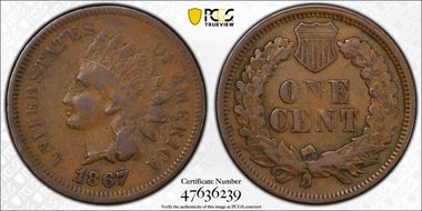 1867/67 1C VG10BN