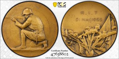 1922 Medal R-1997Ba Matte Ae SP63