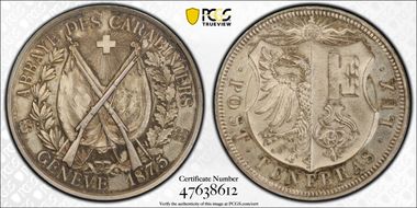 1875 Medal Geneve R-600a Ag SP64