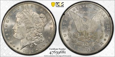 1884-CC $1 GSA Hoard MS63