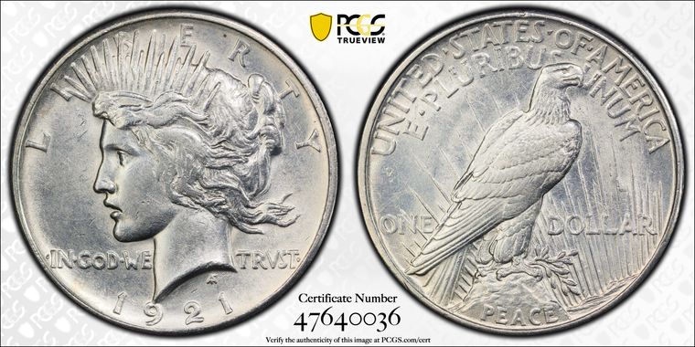 Cert 47640036 - Coin Image