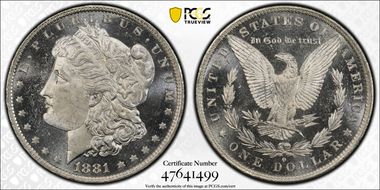 1881-O $1 MS64DMPL