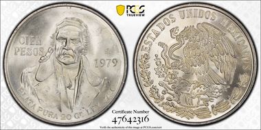 1979-Mo 100 P KM-483.2  Ag MS66