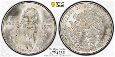 1979-Mo 100 P KM-483.2  Ag MS66