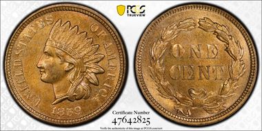 1859 1C RPD FS-303, S-3 MS65