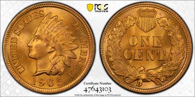 1905 1C MS66RB