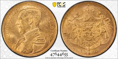 1914 20 Fr Der Belgen - Position A MS63