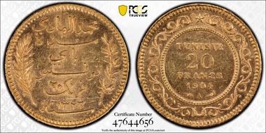 AH1322-1904-A 20 Fr Lec-460 MS61