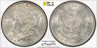 1891 $1 MS63