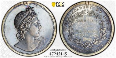 "1822" Medal Royal Academy of Music Ag SP63