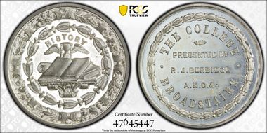 No Date Medal Broadstairs College History WM SP62