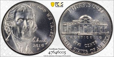 2019-P 5C MS67FS