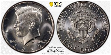 2019-P 50C MS66