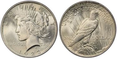 1923 $1 MS64