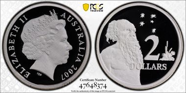 2007 $2 Silver PR70DCAM
