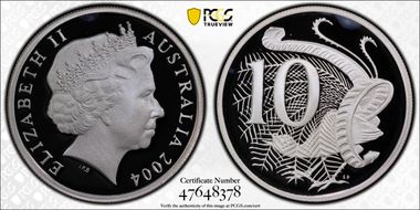 2004 10C Silver PR69DCAM