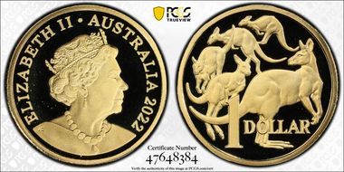2022 $1 PR70DCAM
