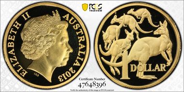 2013 $1 PR69DCAM