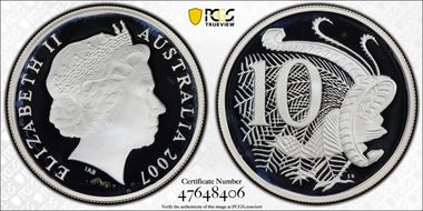 2007 10C Silver PR68DCAM