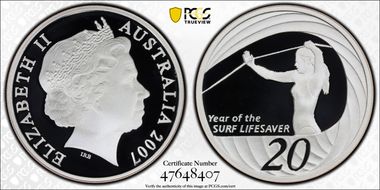 2007 20C Surf Lifesaver Silver PR69DCAM