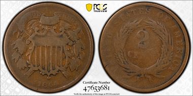 1864 2C Small Motto G4BN