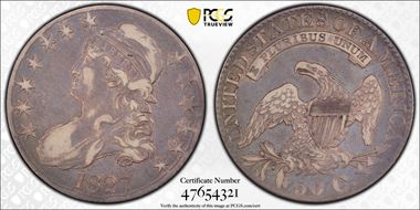 1827 50C O-124a VF30