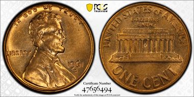 1961-D 1C D/Horiz D, FS-501 MS64RD
