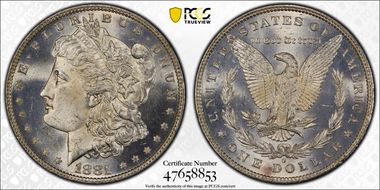 1881-O $1 MS64