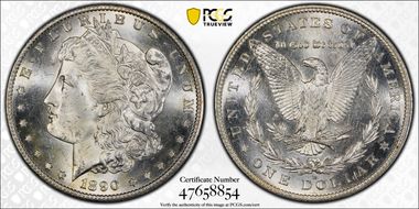 1890-S $1 MS64+