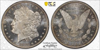 1882-O $1 MS64+ PL