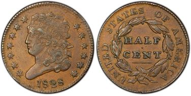 1828 1/2C 13 Stars XF40BN