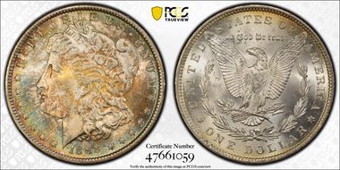 1888 $1 MS64