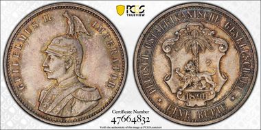 1890 Rupie J-713 MS66